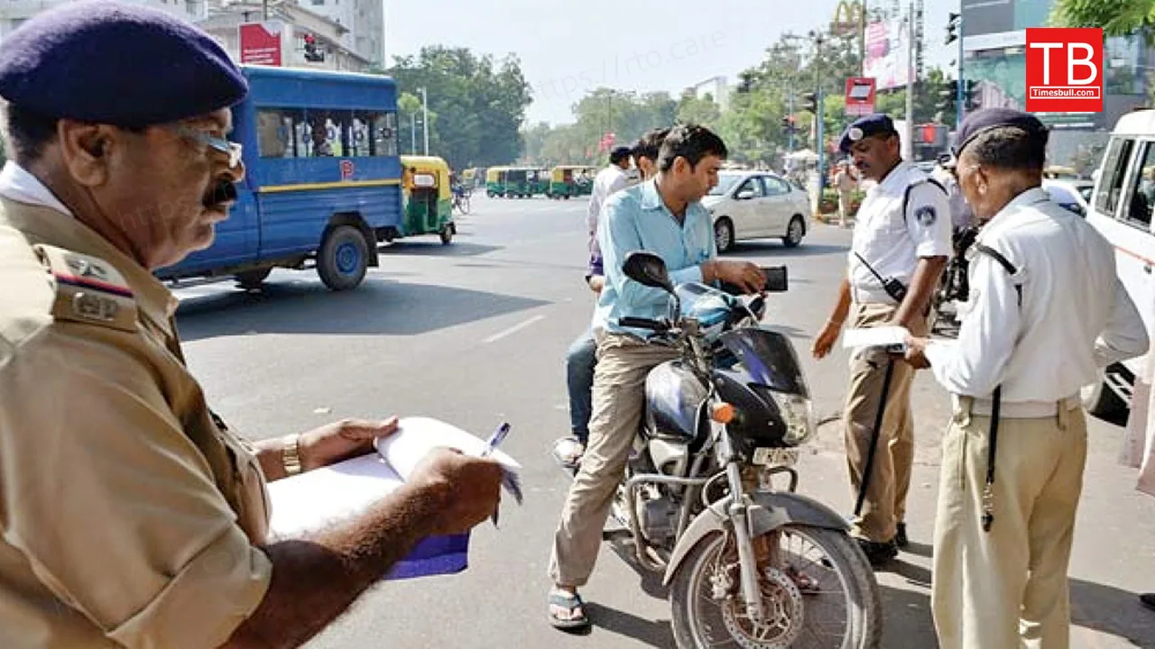 Traffic challan