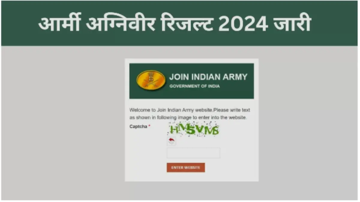 agniveer result 2024