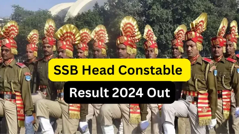 SSB Constable Result