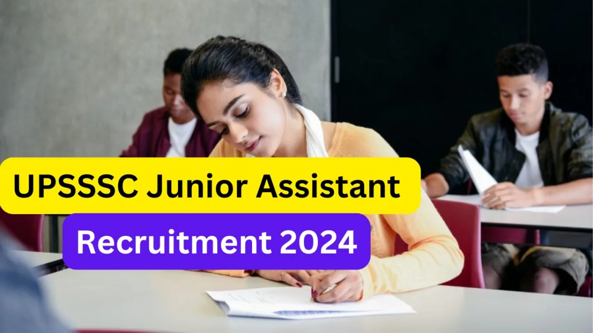 UPSSSC Junior Assistant Recruitment